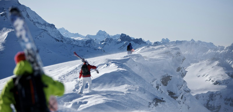 I AM PRO SNOW - Berge Alpen Skifahrer Wind Schnee