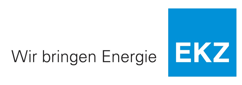 Logo EKZ mit Claim wir bringen Energie EKZ