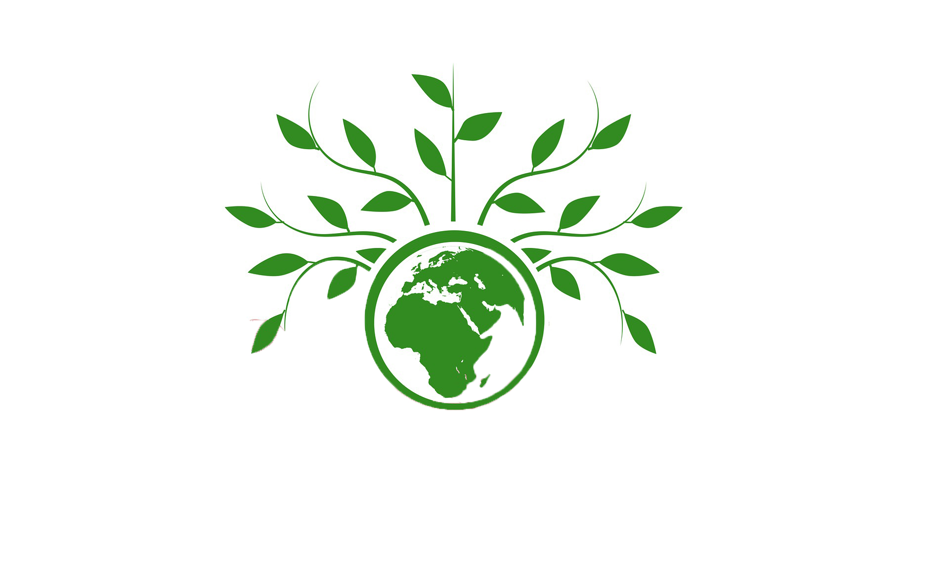 Icon Planet Pflanzen grün weiss