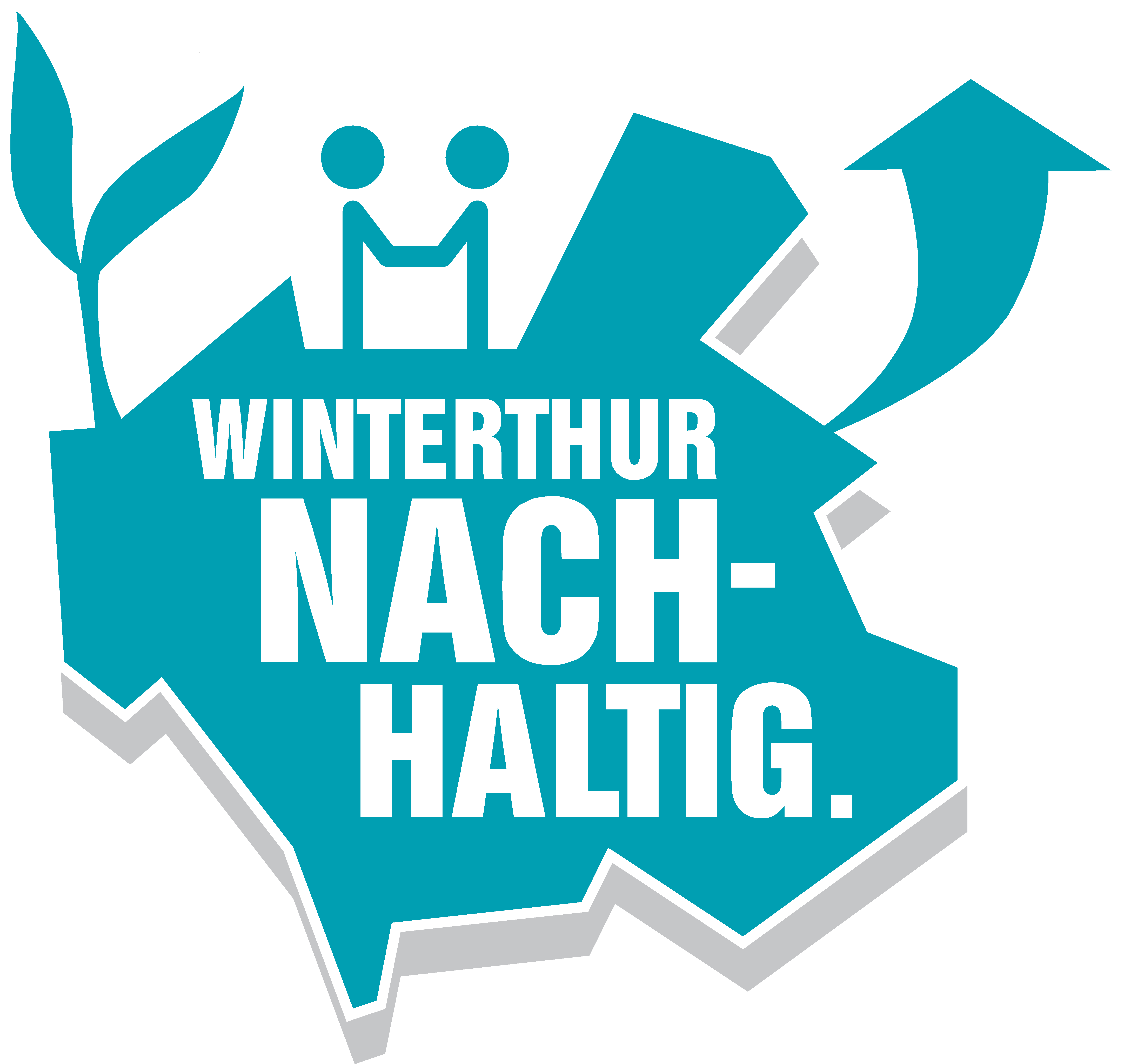 Logo Winterthur Nachhaltig auf weissem Hintergrund